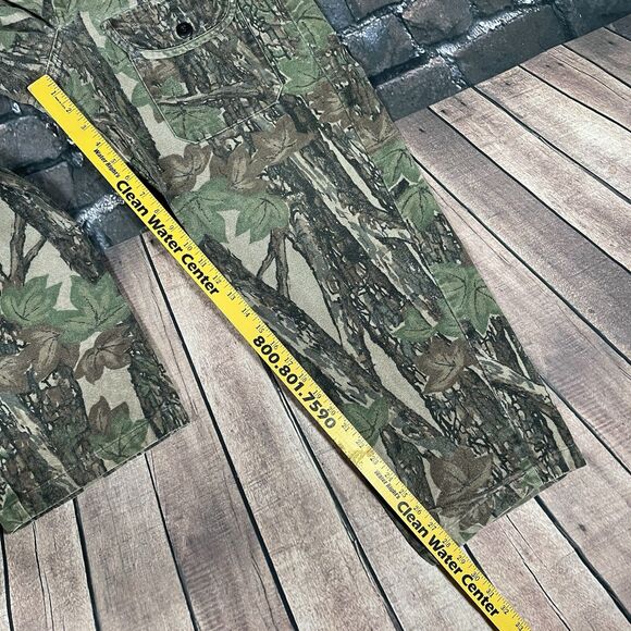 Vintage Ocoee RealTree Mossy Oak Camo Pants Front Cargo Pockets 80s USA 34x28.5” - Picture 9 of 12